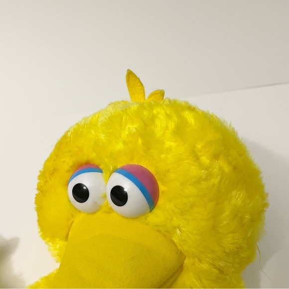 2003 Sesame Street Yellow Big Bird Hand Puppet Toy - Picture 7 of 13